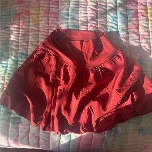 Aerie NWT Red Women's bubble skirt